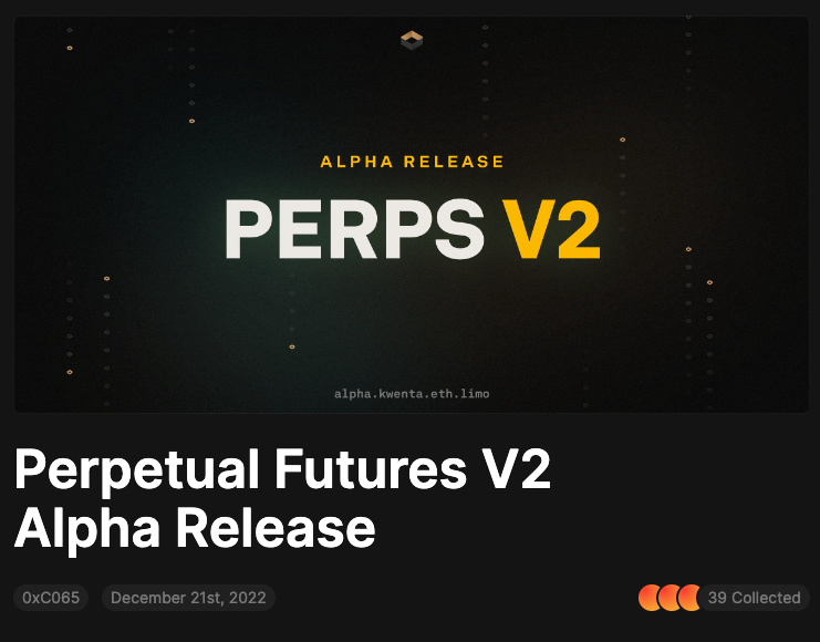 Kwenta Perps v2